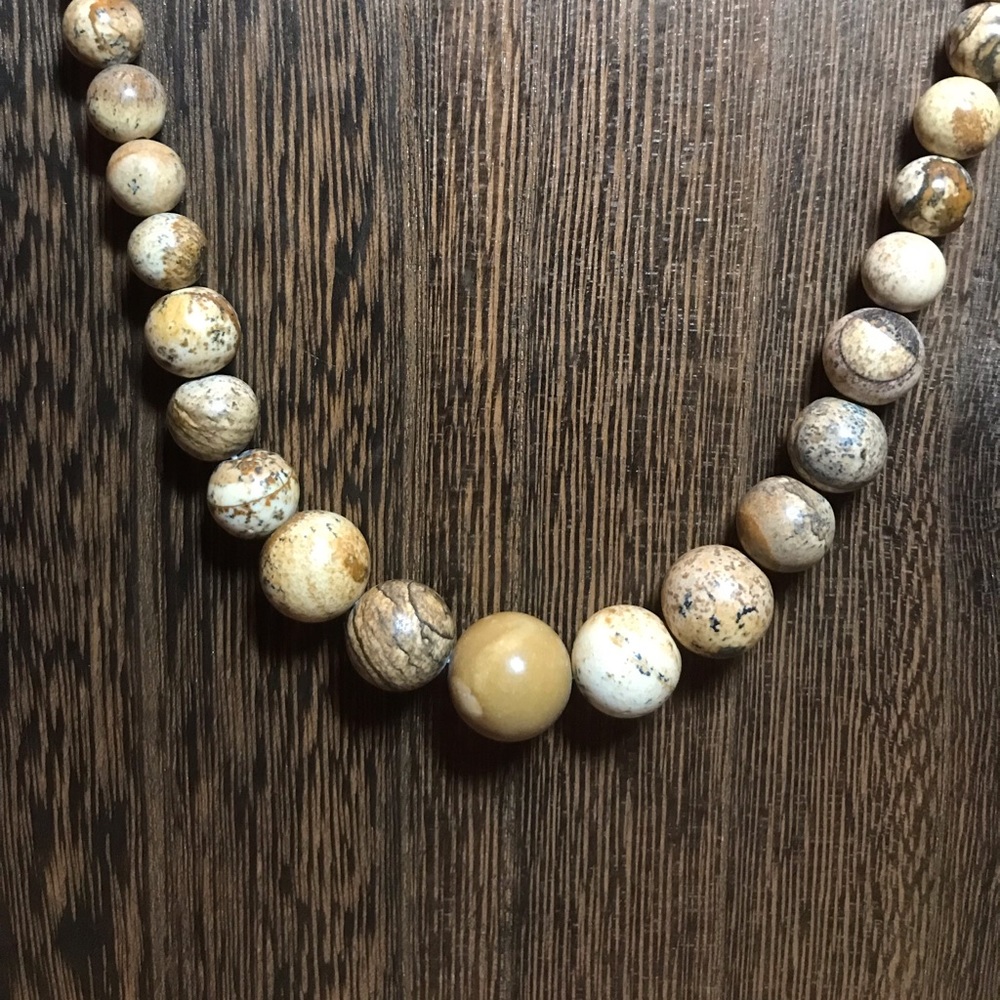 Picture Jasper Graduated necklace